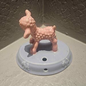 Ceramic Lamb Decoration 4.5" X 6 "